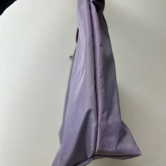 Longchamp Purple Tote with Brown Accents - Picture 6 of 14